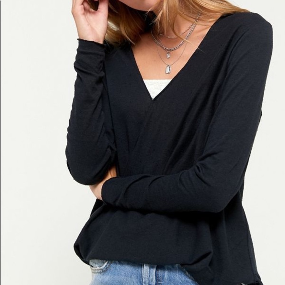 Out From Under Callie Surplus Wrap Top